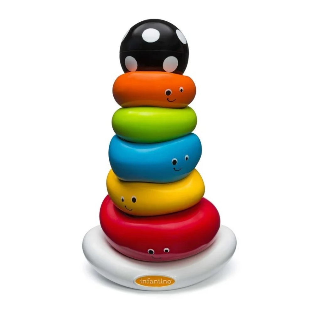 Infantino Colorful Stacking Rings Toy